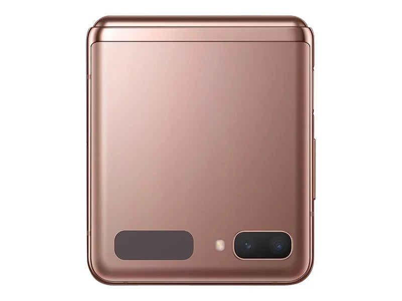 Samsung Galaxy Z Flip 5G - 5G smartphone - dual-SIM - RAM 8 GB / Internal Memory 256 GB - OLED display - 6.7" - 2636 x 1080 pixels - 2x rear cameras 12 MP, 12 MP - front camera 10 MP - mystic bronze