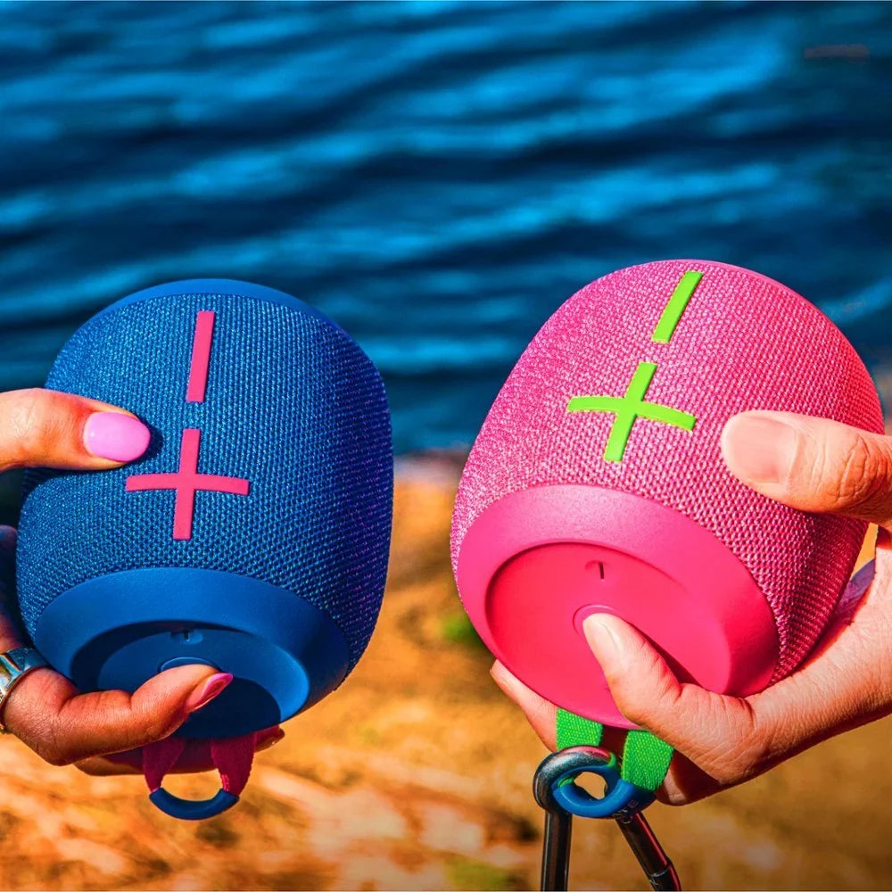 Restored Ultimate Ears WONDERBOOM 3 Portable Bluetooth Mini Speaker - Hyper Pink (Refurbished)