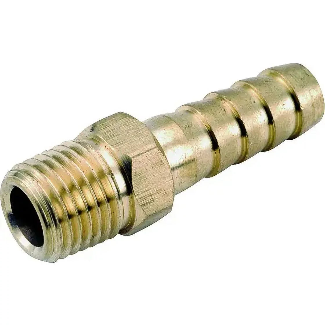 Anderson Metal 757001-0204 Hose Adapter 1/8 Centimeter Barb 1/4 Unit MPT Brass (Case of 5)