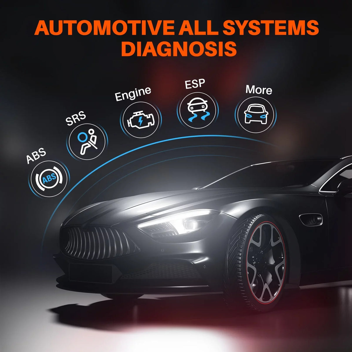 FOXWELL NT624 Elite OBD2 Scanner Full Systems Diagnostic Scan Tool with OIL/EPB/TPS/SAS/ABS/DPF/BMS/Injector 8 Reset Services for Free Update,Car Code Reader Automotive Scanner Auto VIN OBDII CAN Cars