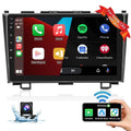 For Honda CRV 2007-2011 9'' Touchscreen Car Stereo Radio Player Wireless Carplay Android Auto Mirror Link HD 1080P Android 12 Bluetooth WIFI GPS FM USB Hifi, AHD Backup Camera