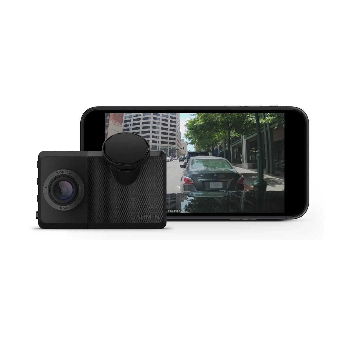 Garmin Dash Cam Live Bundle with 64GB 100MB/s UHS-I Class 10 microSDHC Card