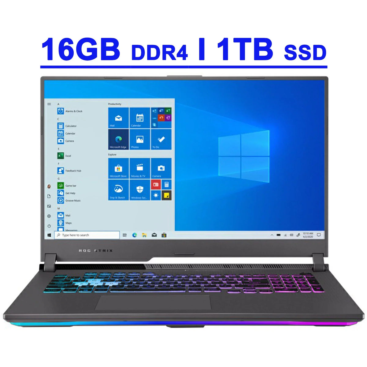 Asus ROG Strix G17 G713 Gaming Laptop 17.3” FHD 144HZ IPS Display AMD Octa-Core Ryzen 7 4800H 16GB DDR4 1TB SSD NVIDIA GeForce RTX 3060 6GB USB-C HDMI Backlit Keyboard WiFi6 Dolby Win10 Gray