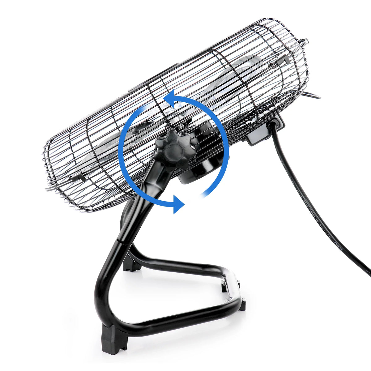 Vie Air 14 Unit Twin Pack Industrial High Velocity Heavy Duty Metal Floor Fan with 3 Speed Settings