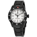 Brooklyn Watch Co. Midnight Eyed Pea White Dial Men's Watch 306-B-22-BB-BLK