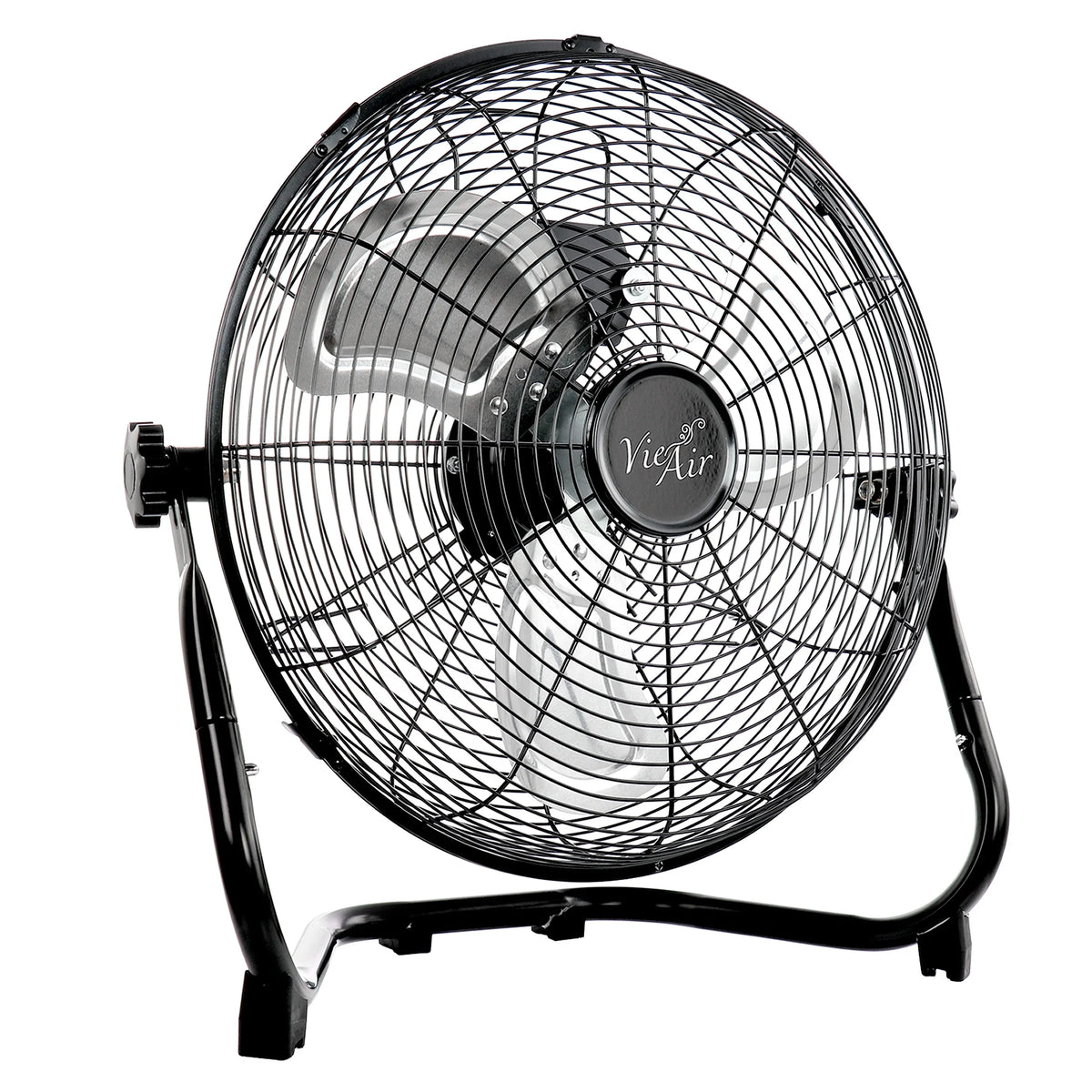 Vie Air 14 Unit Twin Pack Industrial High Velocity Heavy Duty Metal Floor Fan with 3 Speed Settings