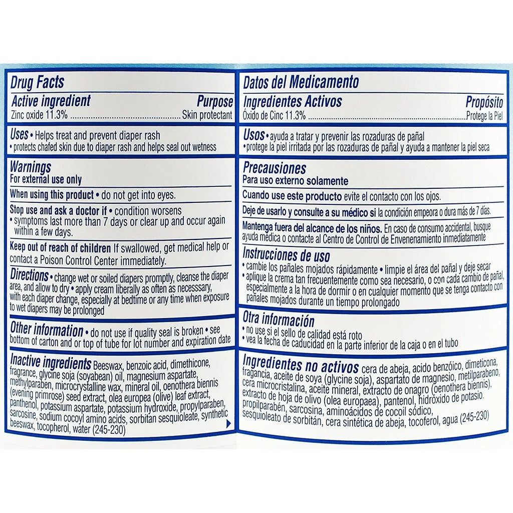 Balmex Diaper Rash Cream With Zinc Oxide 16 oz