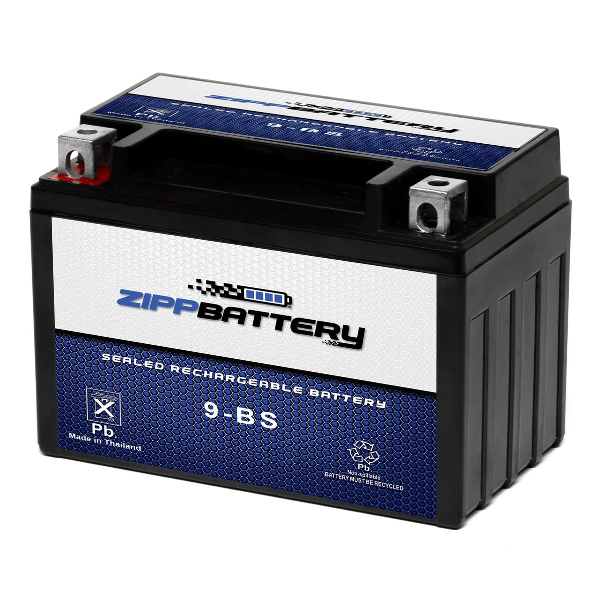 Zipp Battery YTX9-BS (9-BS 12 Volt,8 Ah, 120 CCA) Motorcycle Battery for Ktm 640cc Adventurer Duke 2000