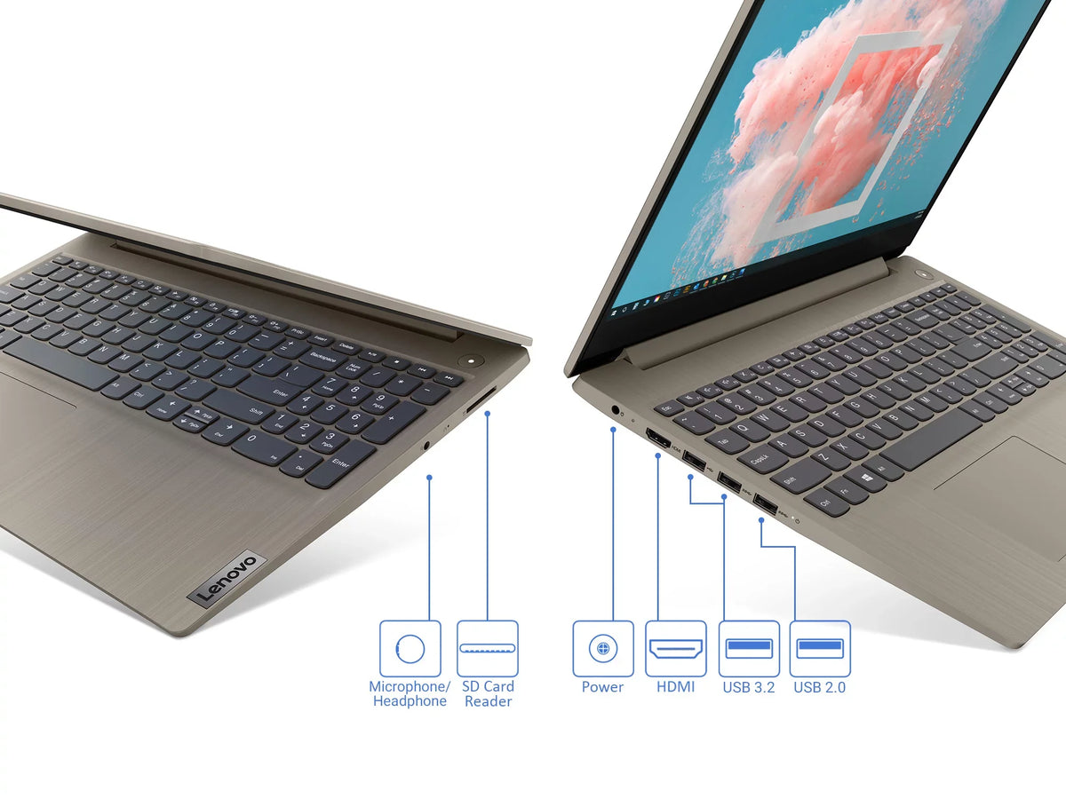 Lenovo IdeaPad 3i Laptop, 15.6" FHD Display, Intel Core i3-1115G4 Upto 4.1GHz, 12GB RAM, 256GB NVMe SSD, HDMI, Card Reader, Wi-Fi, Bluetooth, Windows 11 Home S