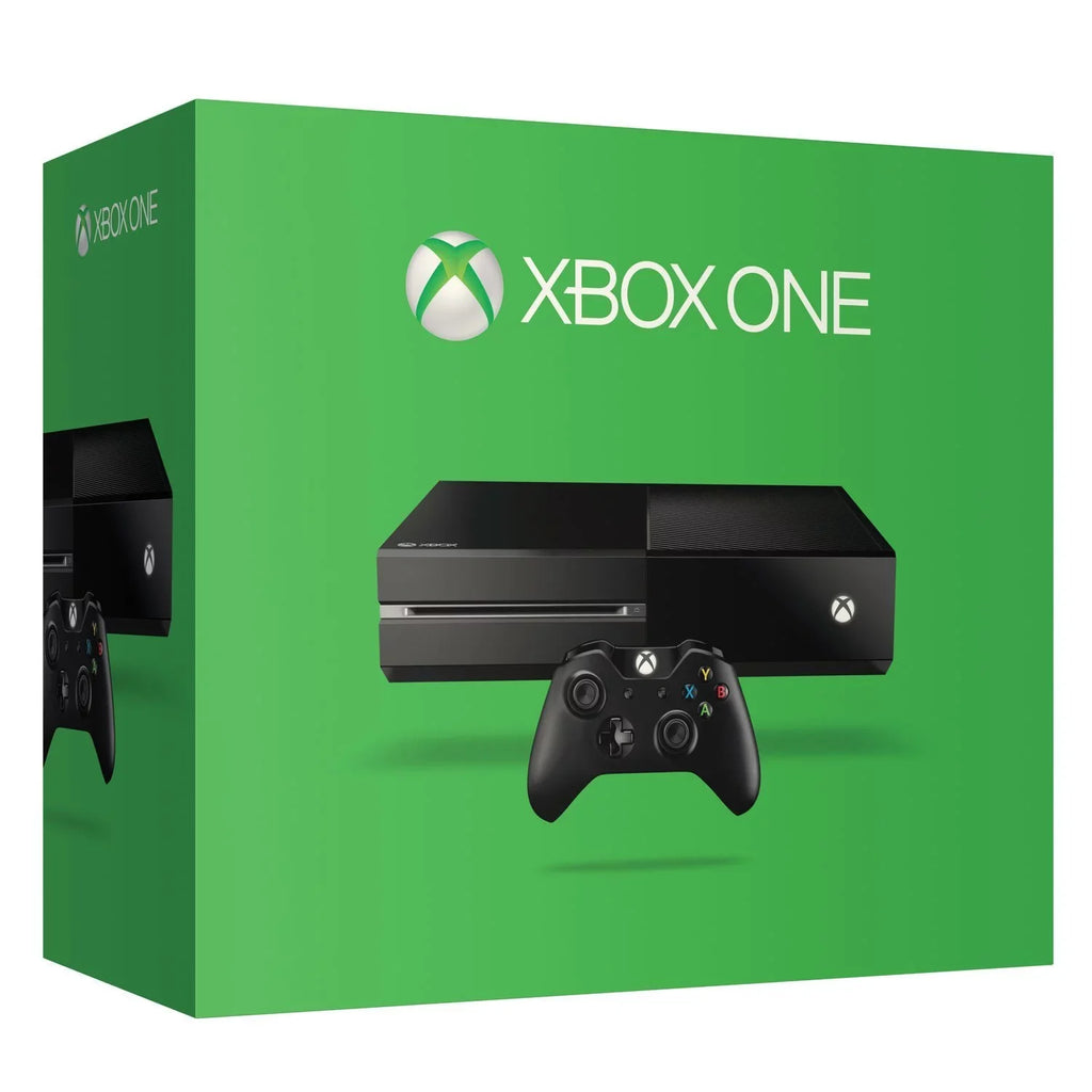 Microsoft Xbox One Original 500GB Gaming Console Charcoal with HDMI Cable Cleaning Kit Bundle Like New