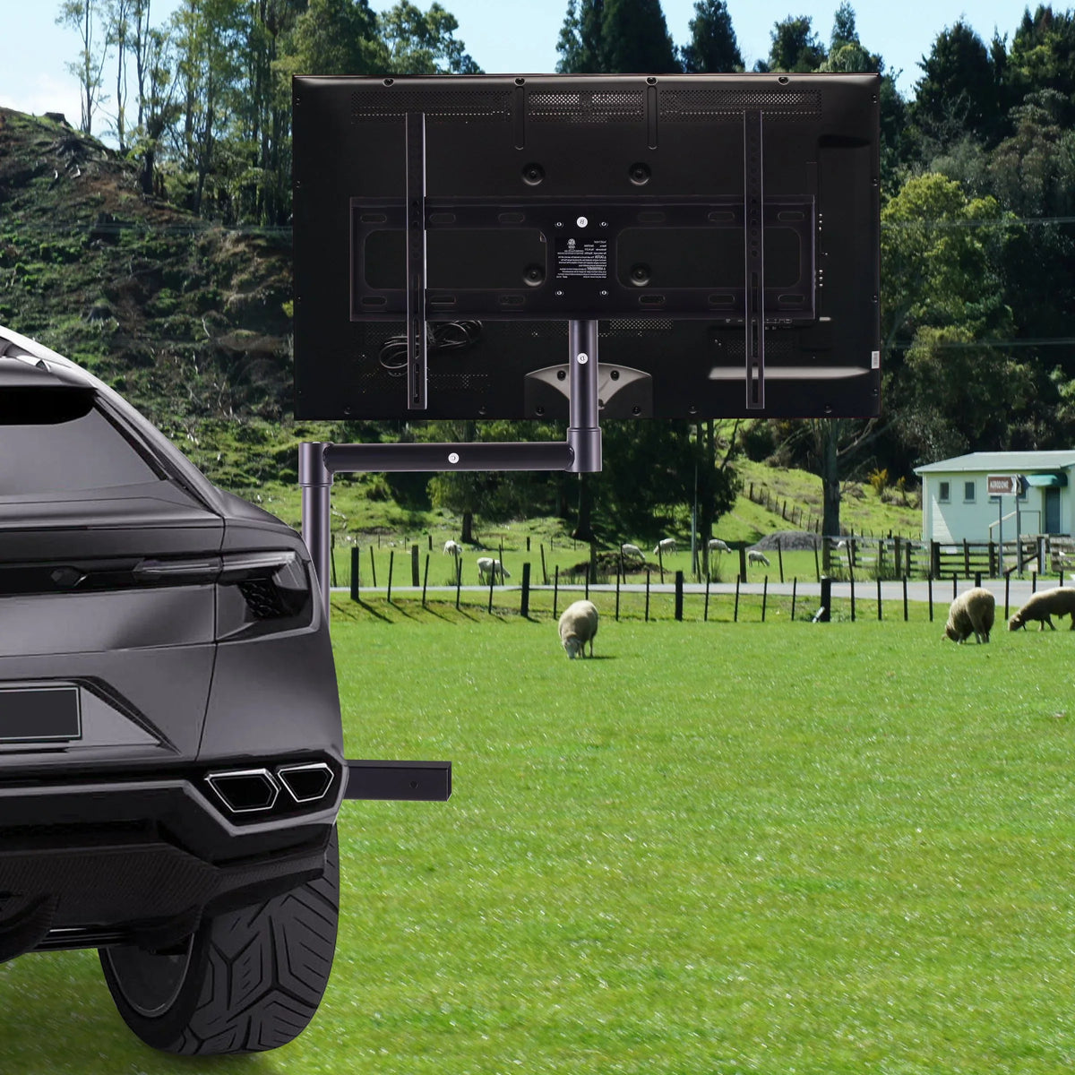 ONN Tailgate Television Mount, Dark for TVs 32"-60"