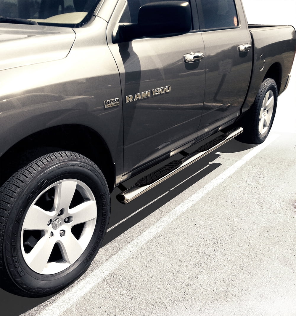 MaxMate 4" Nerf Bars Compatible with 2009-2018 Dodge Ram 1500; 2010-2024 2500 3500; 2019-2024 Classic | Crew Cab | WB2D41127 | Side Step Rails Running Boards