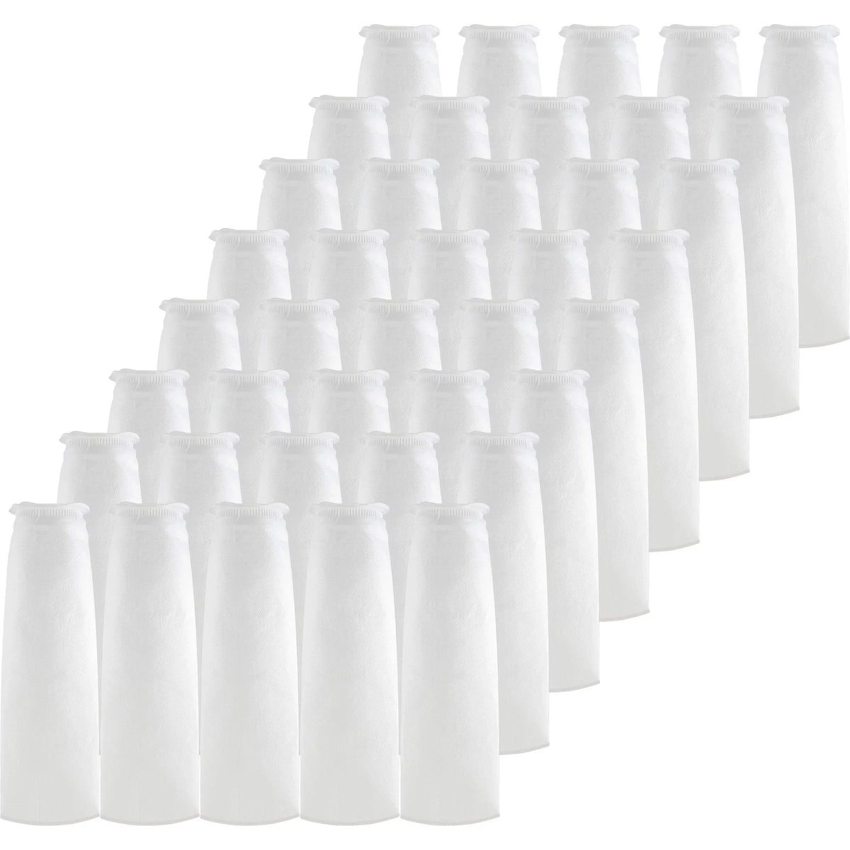 SpiroPure SP-BP-420-5 5 Micron #4 (20”) Glazed Polypropylene Felt Liquid Bag Filter BP-420-5 155386-03 (Case of 40)