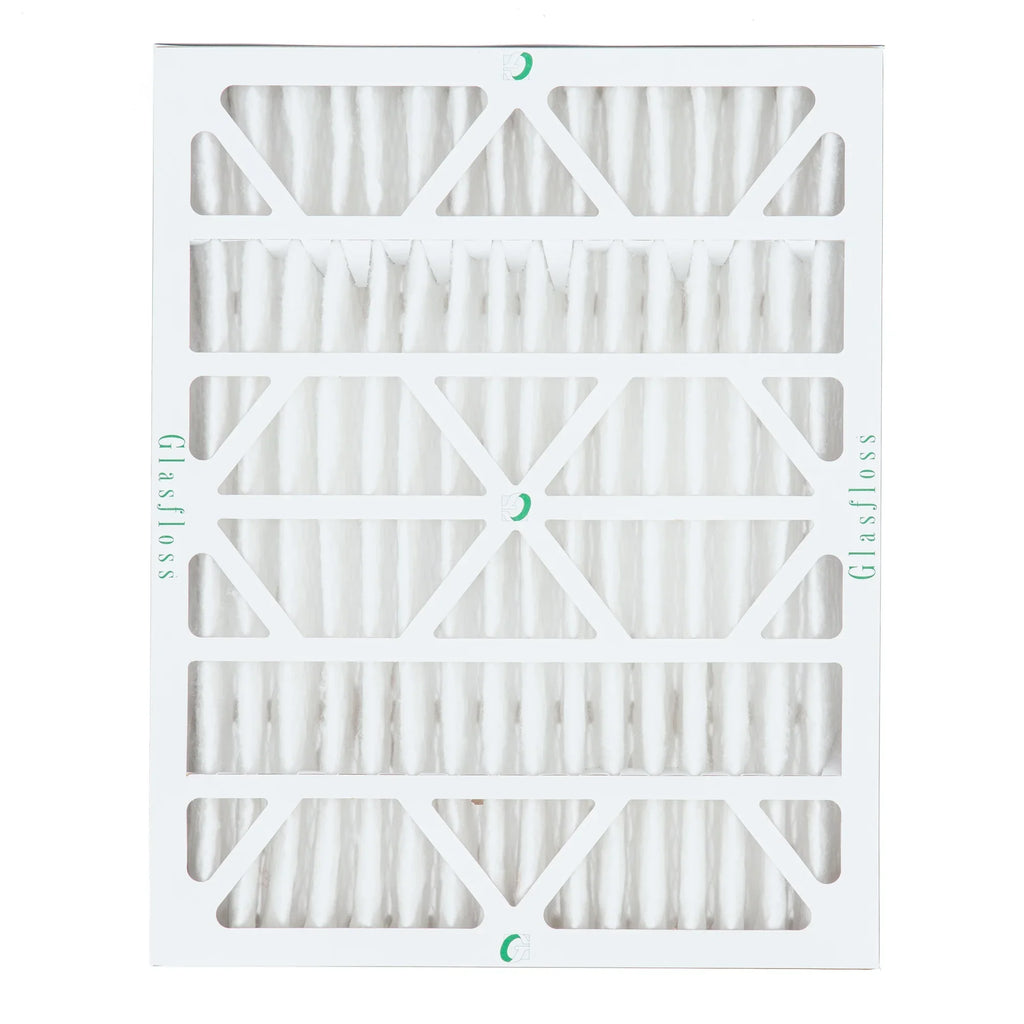 6 Pack of 20x25x4 MERV 13 Pleated 4" Inch Air Filters by Glasfloss. Actual Size: 19-1/2 x 24-1/2 x 3-3/4