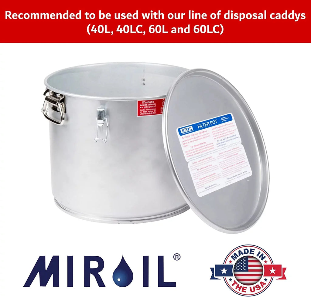 Miroil RB6PS/12852 EZ Flow Snap On" Filter Bag"