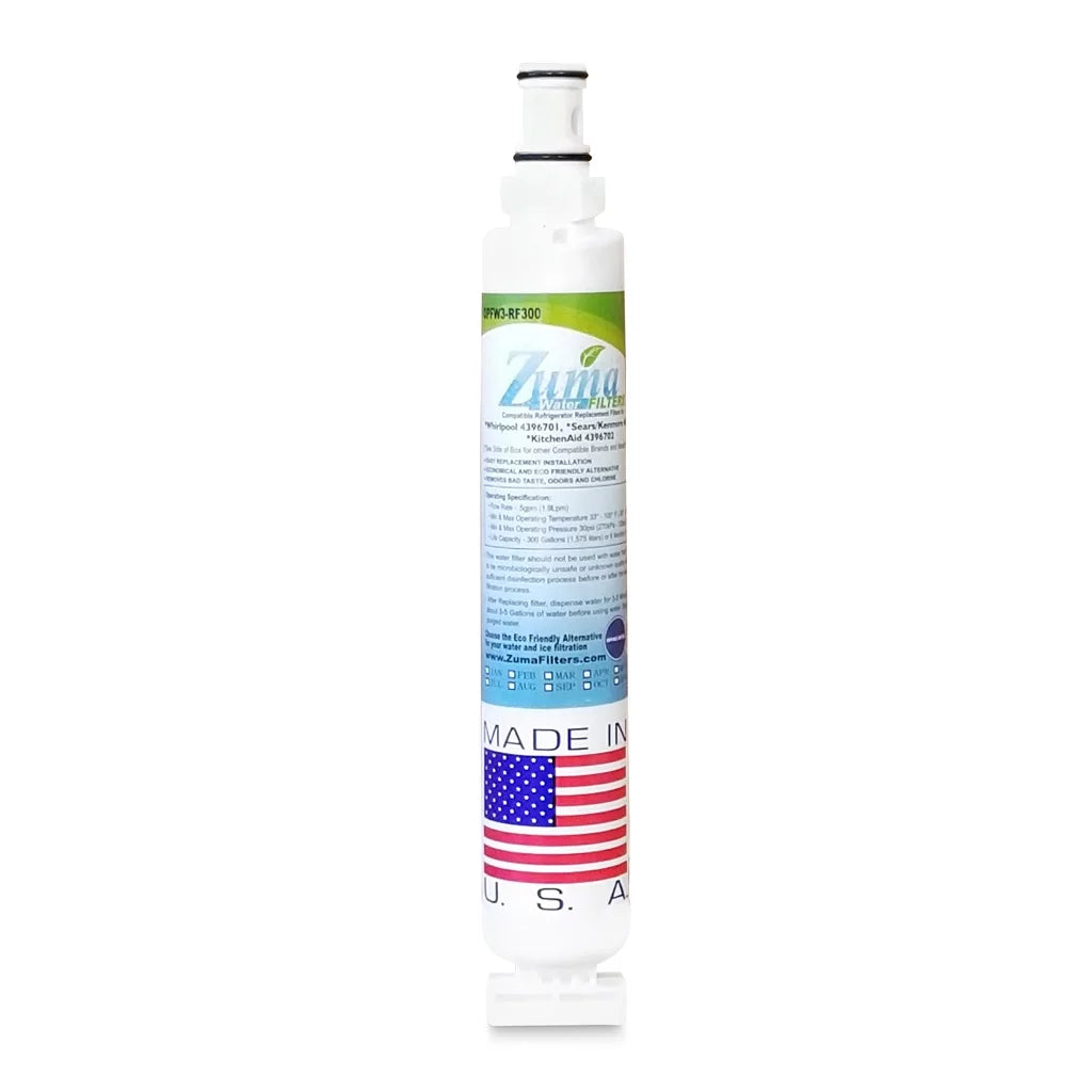 ZUMA Brand , Water and Ice Filter , Model # OPFW3-RF300 , Compatible with Whirlpool® EFF-6001A - 3593 - Made in U.S.A.