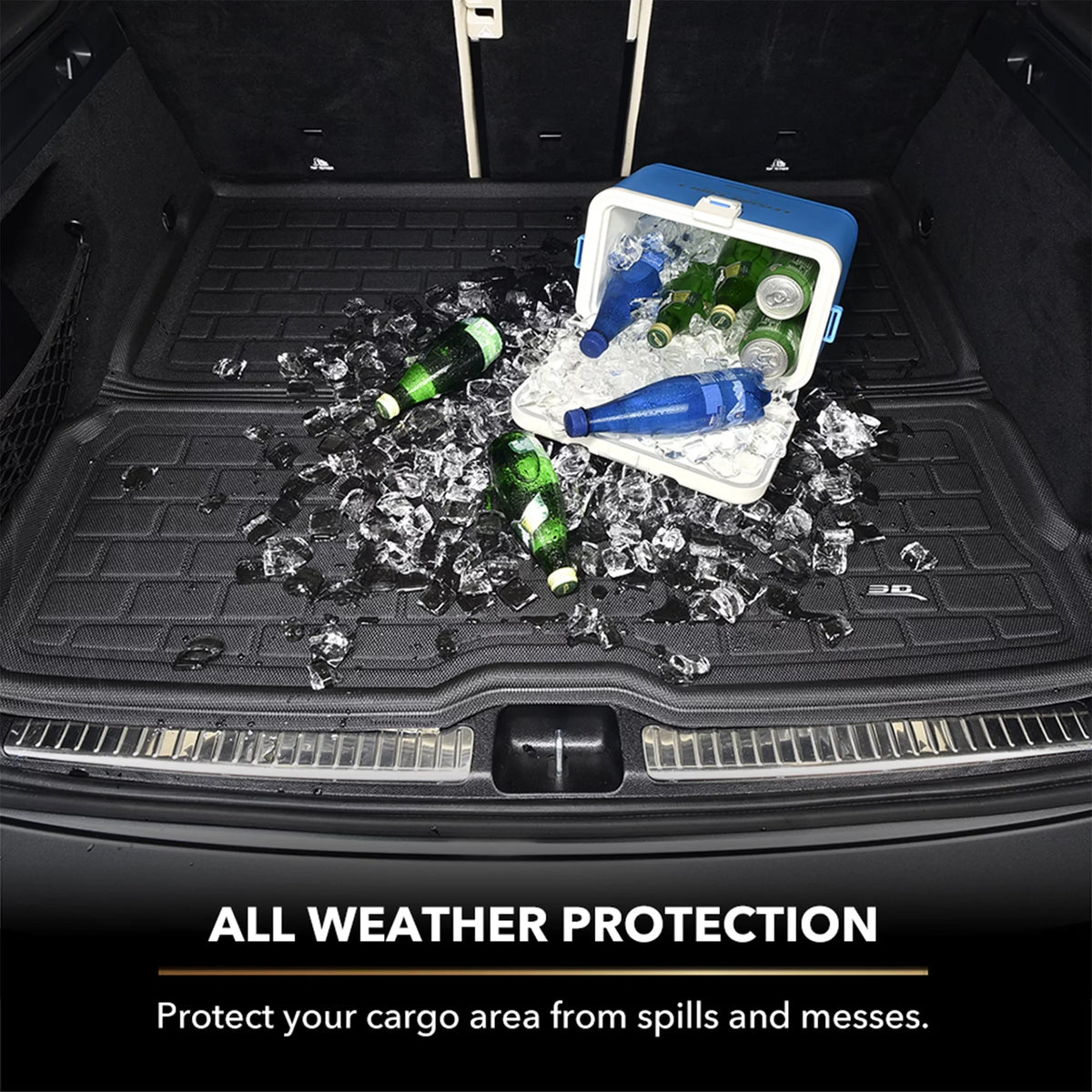 3D MAXpider KAGU Cargo Liner Onyx compatible with MAZDA CX-5 2013-2016 - Cargo Liner