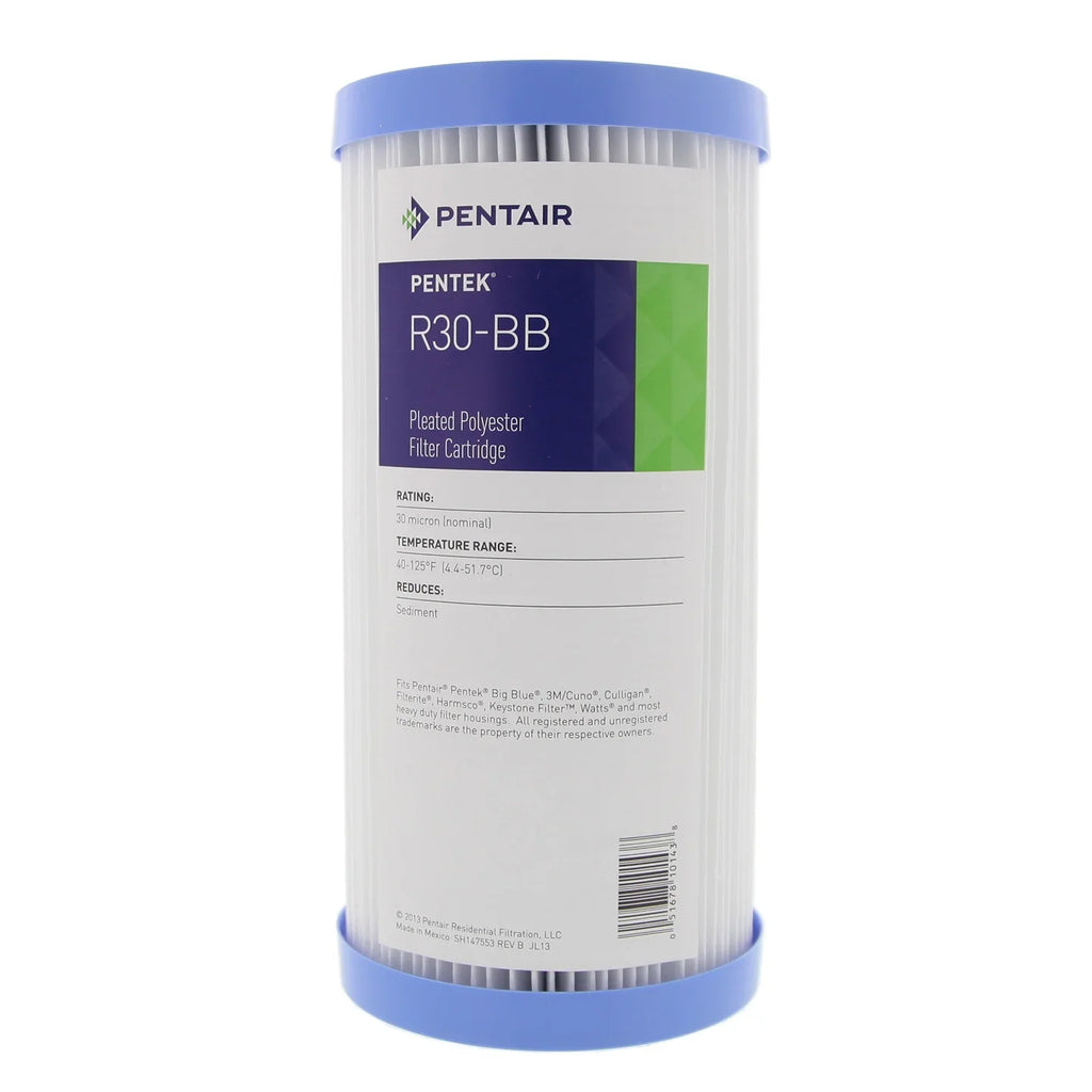 Pentek 155101-43 R30-Bb 9-3/4 Centimeter 30mic Hd Pleated Filter Cartridges