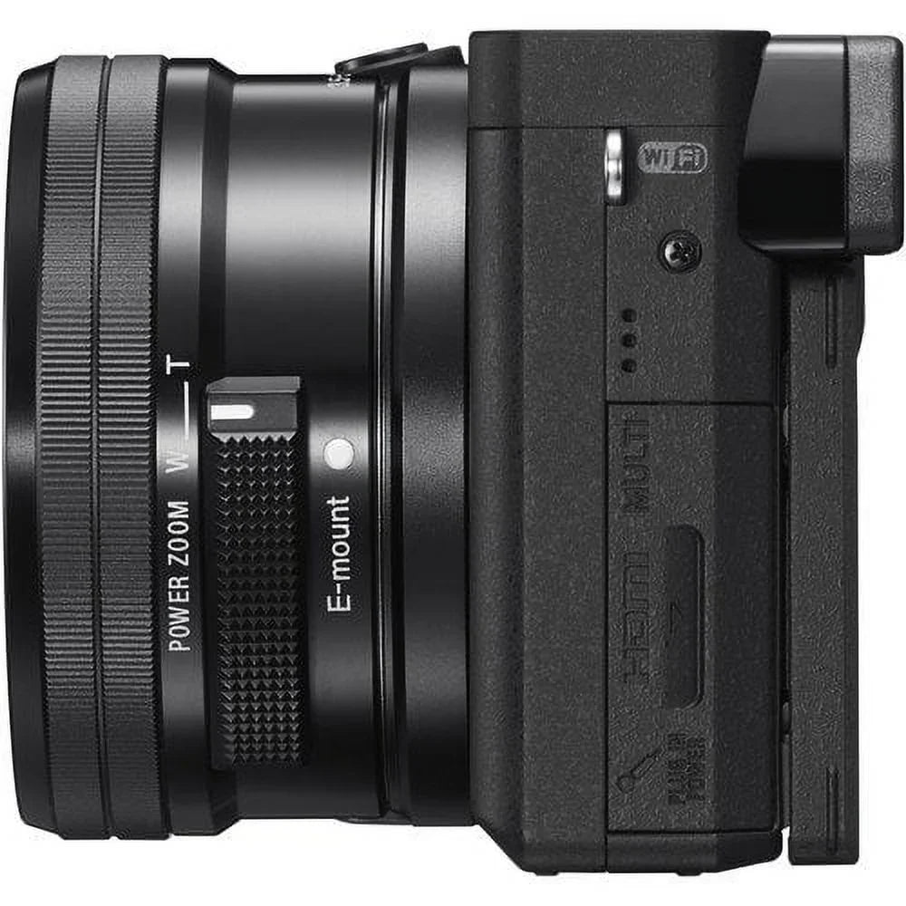 Sony Alpha a6300 Mirrorless Camera W/ 16-50mm Lens Onyx ILCE6300L/B W/ Soft Bag, Zhiyun-Tech WEEBILL Stabilizer, 2x Extra Batteries, Rode Mic, 2x 64GB Cards, 4K Monitor , Plus Essential Accessories
