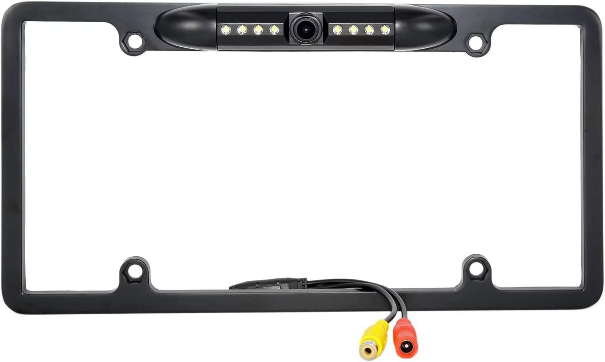 Backup Camera Rearview License Plate Frame for ALPINE X308U Onyx
