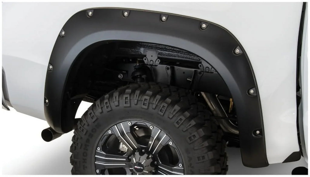 Bushwacker by RealTruck 07-13 Toyota Tundra Fleetside Pocket Style Flares 2pc 66.7/78.7/97.6in Bed - Onyx Compatible with select: 2010 ,2013 Toyota Tundra Crewmax SR5