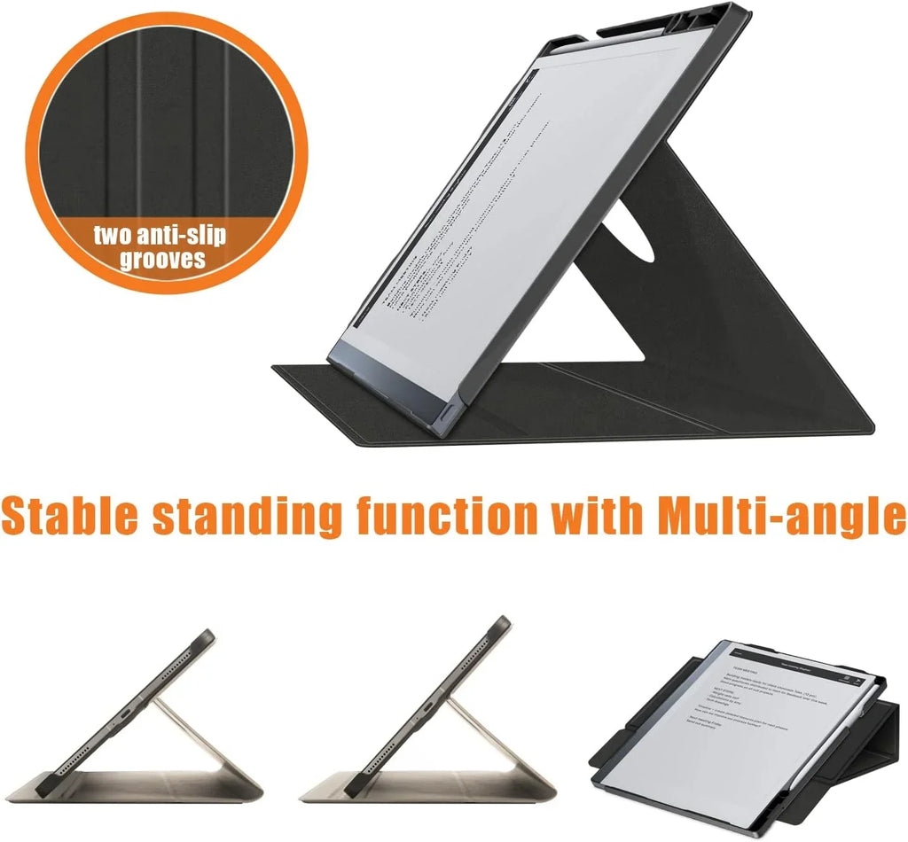 Xuanbeier for Remarkable 2 Case Magnetic with Pen Holder for Remarkable 2 10.3 Inch Digital Paper Folio Ultra Slim Book